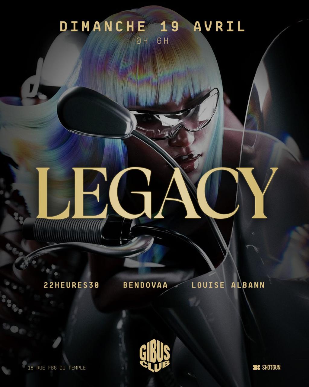 LEGACY<HR>@GIBUS CLUB // 19-04