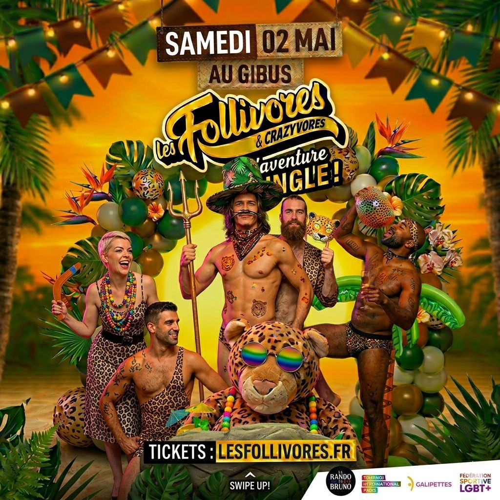 LES FOLLIVORES JUNGLE AVENTURE<HR>@GIBUS CLUB // 02-05