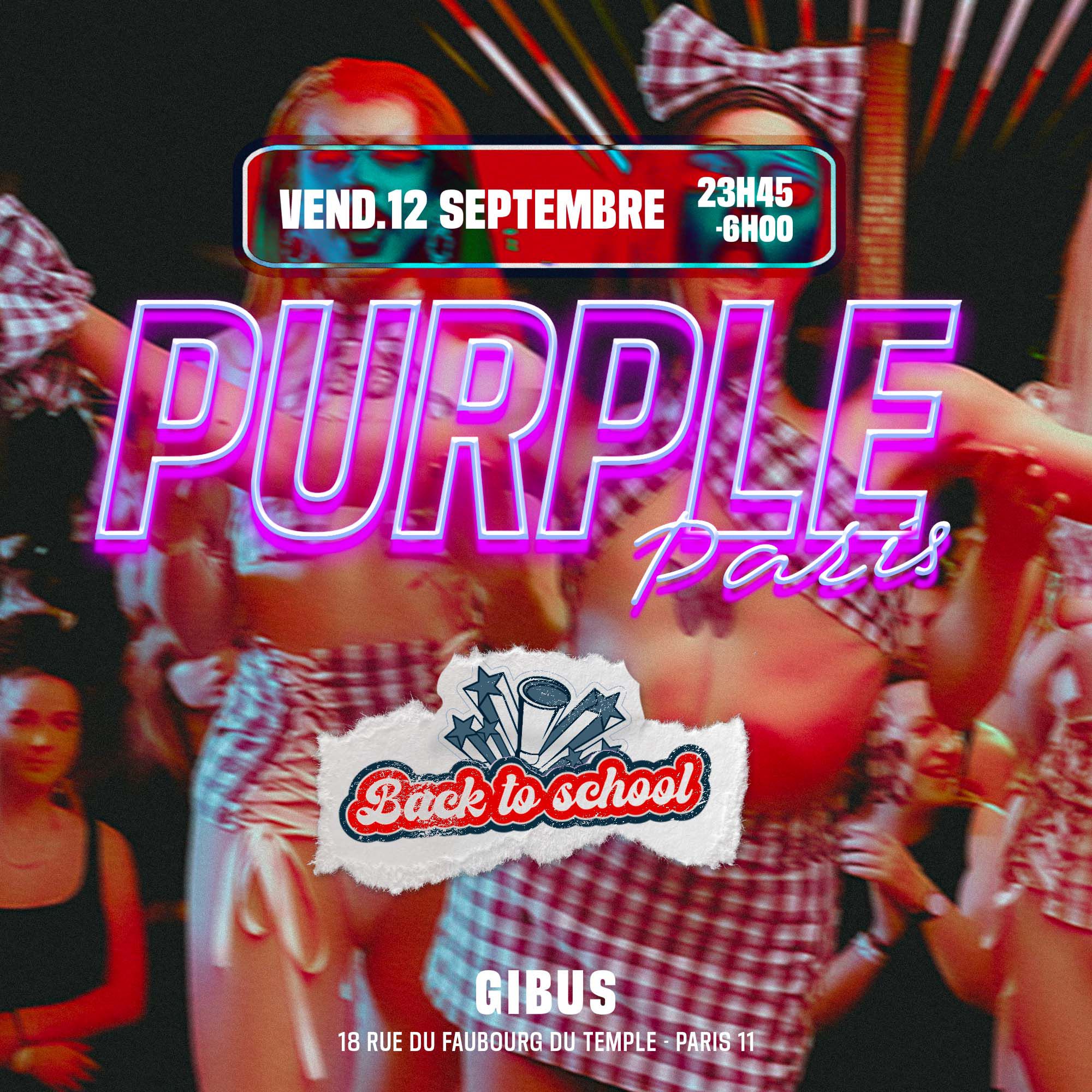 PURPLE <HR>@GIBUS CLUB // 12-09