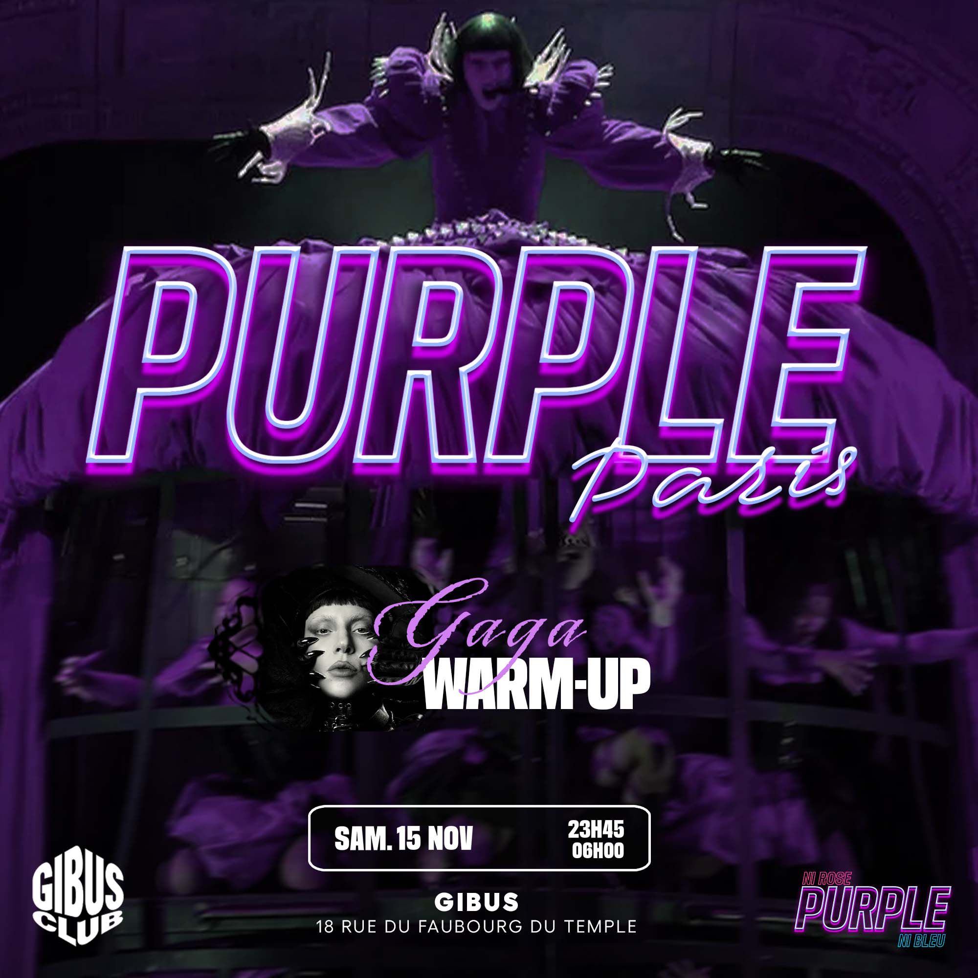 PURPLE – GAGA WARM UP <HR>@GIBUS CLUB // 15-11