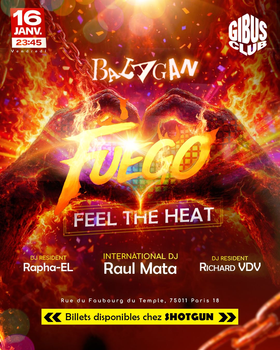 BALAGAN<HR>@GIBUS CLUB // 16-01