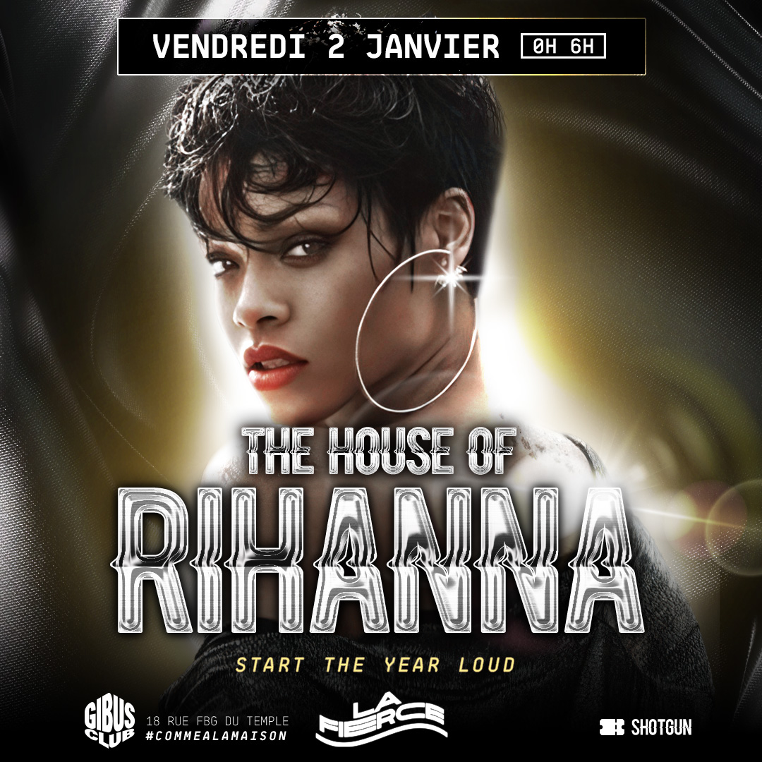 THE HOUSE OF RIHANNA<HR>@GIBUS CLUB // 02-01
