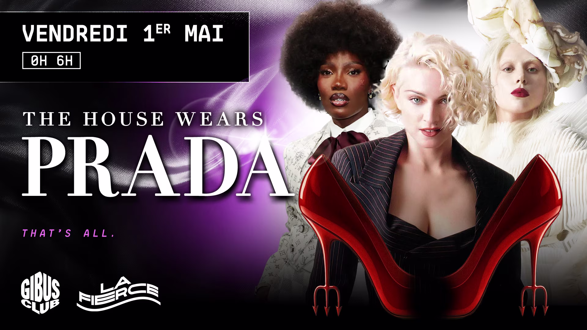 THE HOUSE WEARS PRADA<HR>@GIBUS CLUB // 01-05