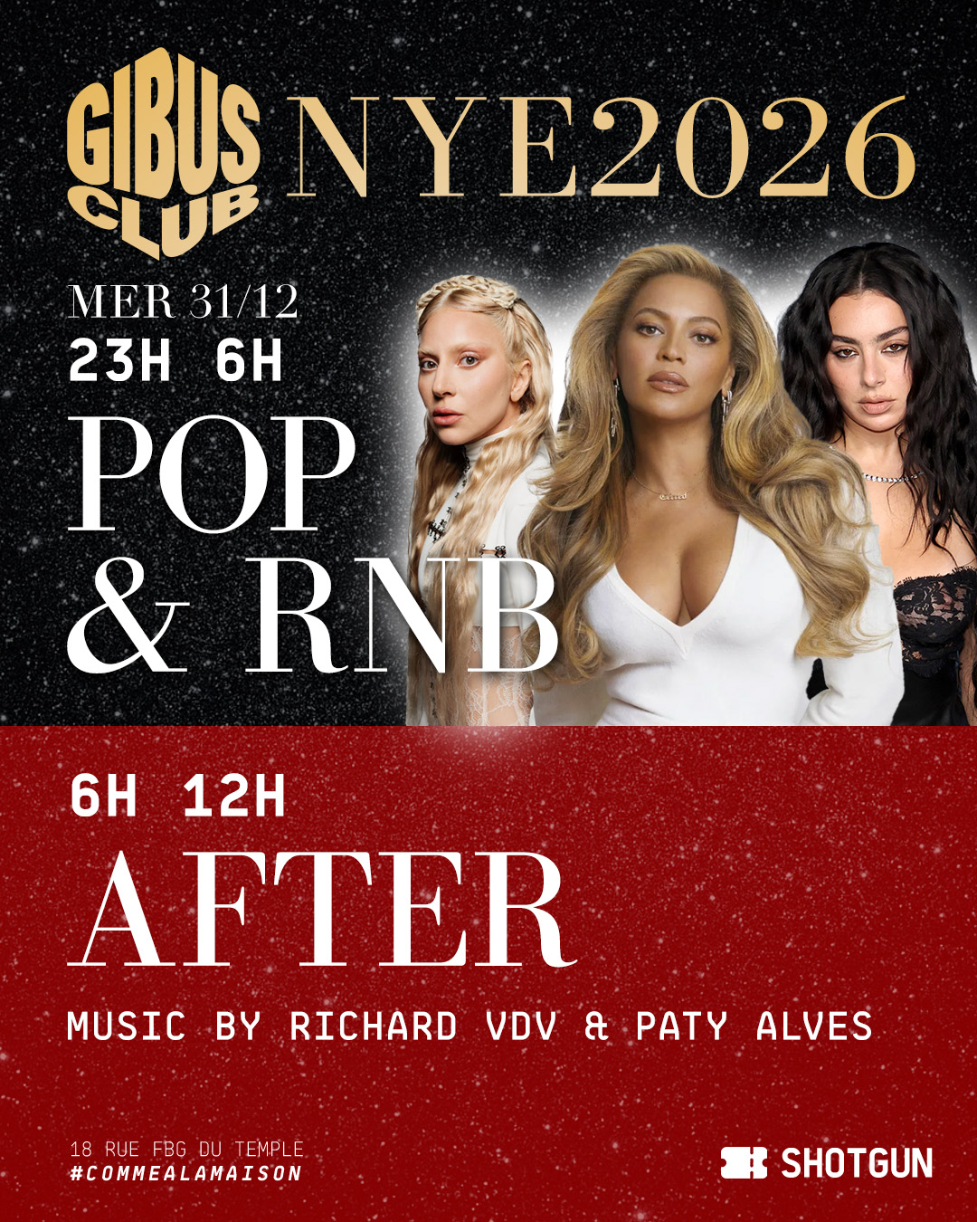 GIBUS NYE 2026<HR> @GIBUS CLUB // 31-12